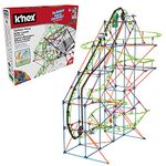 K'NEX | Typhoon Frenzy Roller Coaster | 2-in-1 Model Construction Set for Boys and Girls, 19 Foot Toy, 640 Piece Kids Building Set for Children Ages 9+ | Basic Fun 51438, Red