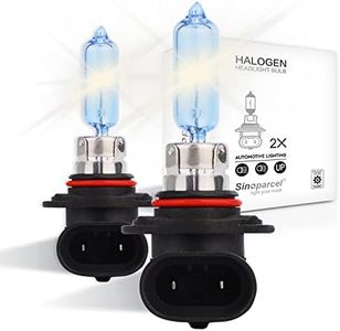 Sinoparcel HB3/9005 Halogen High Beam Headlight, Replacement for Standard 65W Bulb, Pack of 2