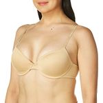 Calvin Klein Women's Constant Convertible Strap Lightly Lined Demi Bra, Bare, 34B