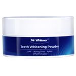 Teeth Whitening Powder for Tooth Whitening - Dentist-Approved & Enamel-Safe, Tea, Coffee, Wine, Smoking and Yellow Tooth Stain Remover, Fresh Mint Toothpaste Powder, (30g) 6 Months Supply