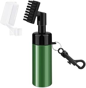 Golf Club Brush,Leakproof Water Spray Brush with Handle | Easy to Grip Club Cleaner Brush with Squeeze Bottle, Portable Press Type Black Golf Accessories Generic