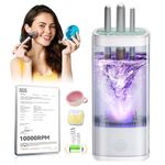 3.0 Upgrade Makeup Brush Cleaner Machine【Industry NO.1-12x Cleaning Power】【SGS Certified - 0 Dust】 electric makeup brush cleaner Suitable for all Brush，Circuit Upgrade Make Up Brush Cleaner XDWHITE