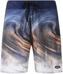 Oakley Men's Cosmic Tides 18" Boardshort, Blue, 34