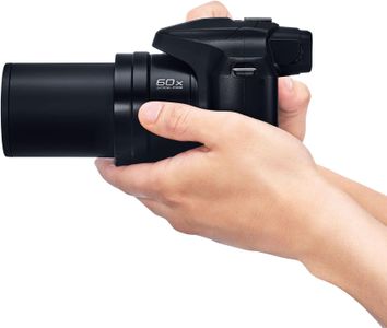 Panasonic Lumix Bridge Camera – DC-FZ82, 60x Zoom, Black
