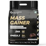 Carbamide Forte Mass Gainer with 54g Protein, 250g Carbs, Multivitamin, ZMA & Creatine 3g - Belgian Chocolate Flavour Weight Gainer - 7kg