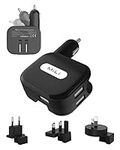 MiLi USB Wall Car Charger, 4 in 1 D