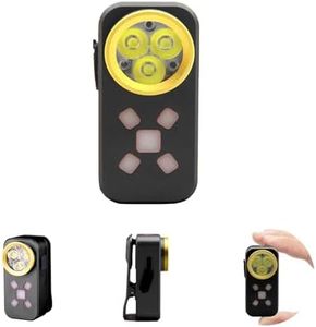 FOSFIS Rechargeable EDC Flashlight, Mini LED Flashights, 500 Lumens Portable Clip-on Light, Pocket Flashlights, Magnetic Small Keychain Flashlight for Signaling, Camping, Emergency (Black)