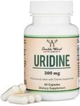 Uridine Monophosphate - Third Party Tested (Choline Enhancer, Beginner Nootropic) (300mg, 60 Capsules) Synergy with Alpha GPC Choline for Brain Health and Memory by Double Wood