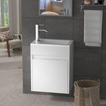 UEV 16" Small Bathroom Vanity Wall 