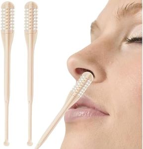 BAERFIT Handheld Manual Nose Hair Trimmer | 360-degree Rotating Double Head Ear Cleaner and Nose Hair Remover Cutter