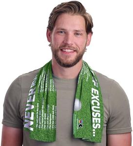 KOOLGATOR Dual Purpose Cooling Towel – UPF 30 Sun Protection, Chemical-Free Evaporative Cooling for Hot Weather, Sports, Workouts & Outdoor Activities, Golf Excuses, 5 Pack