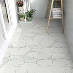 Floor Tiles Self Adhesive Floor Tile Vinyl Flooring, Peel and Stick Floor Tiles Waterproof Marble Effect for Bathroom Kitchen Living Room Inner Porch, 30x30cm 1.0mm 10pcs(0.9㎡)