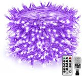 20M 200LED UV Blacklights String Christmas Outdoor Fairy Lights String Plug in,Indoor Fairy Lights Ultraviolet Lights Waterproof for Glow Party Outside Club DJ