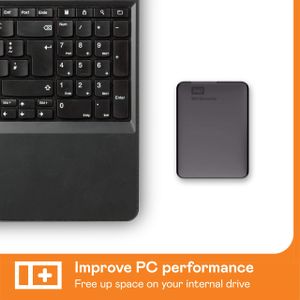 WD 2TB Elements Portable External Hard Drive – USB 3.0