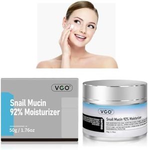 VGO Snail Mucin 92% Moisturizer Daily Face Moisturizer Hydrating Repair Face Gel Cream for Dry & Sensitive Skin, All Skin Types 50g / 1.76oz