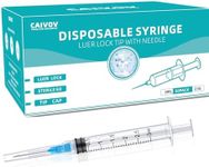 50 Pack 3ml Syringe with Needle, Di