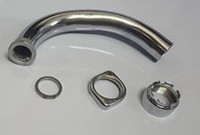 CHOPSON SILENCER PRESENTS the complete BEND PIPE Assembly for replacement in RX100 BIKE. It comes along with a complimentary CHECK NUT, FLANG AND THE PACKING RING. (MEDIUM QUALITY NICKEL CHROME)