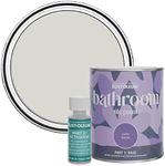 Rust-Oleum Grey Water-Resistant Bathroom Tile Paint in Satin Finish - Bare Birch 750ml