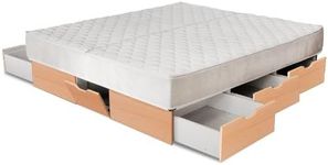 bellvita waterbed with drawers including delivery, beech, 180 cm x 220 cm