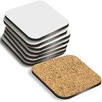 MDF Blank Sublimation Coasters Cork