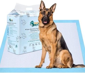 Ownpets Dog Training Extra Large Pad 80*90CM, Leak-Proof 6-Layer Pet Potty Training Pads Pee Pads with Quick-Dry Surface for Pets, Puppies, Adult, Sick & Aging Dogs, 40 Counts