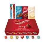 Lindt Lindor Official Chocolate Gift Hamper Box - Chocolate Truffles - Chocolates Bars and Tablets - Assorted Flavours - Halloween