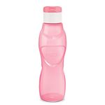 MILTON Ace Flip Plastic Water Bottle, 1 Litre, Pink | Sports | Gym | Home | Kitchen | Travel Bottle | Hiking | Treking | Reusable