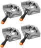 Bates- Corner Clamps for Woodworking, 4 Pack, 90 Degree Clamp with Adjustable Swing Jaw Aluminum Alloy Frame, Right Angle Clamps for Woodworking