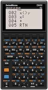 SwissMicros DM32 RPN Scientific Calculator – HP-32SII Inspired Programmable Calculator with USB, Floating-Point Precision, and Durable Pocket Design