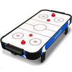 SereneLife Powered Air Hockey Table, Sports Arcade Games, with Complete Accessories, Strong Motor, Built in Score Tracker, Portable Tabletop-40