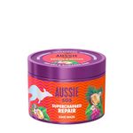 Aussie SOS Supercharged Repair Hair Mask 500ml for Dry and Damaged Hair. Helps Repair and Protect Against Damage Leaving Hair Soft, Smooth and Hydrated for 100 Hours. Vegan Formula