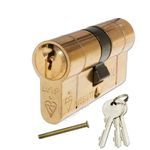 UAP Anti-Snap Euro Cylinder Antique Brass 35/55 (90mm overall) - High security anti-snap door lock. BS Kitemarked deters burglars, Insurance approved & protects against Lock Bumping, Extraction, Picking, Plug Pulling, & Lock Drilling. Tested to British Standard BS EN 1303:2005.