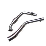 PGXPITSTOP Bike Stainless Steel Exhaust Middle Bend Pipe || Bend Pipe Compatible with R15M/V4 BS6 2023