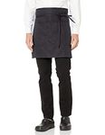 Uncommon Threads Unisex Half Waist Apron, Black, One Size