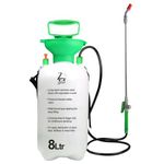 ZOPPER 8 Litre Garden Pressure Spray Bottle – Pump Action Water Sprayer For Outdoor Plants, Cleaning, Garden, Fertilisers, Pesticides & Weed Killers