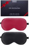 BeeVines Sleep Mask, 2 Pack 100% Re