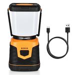 LED Camping Lantern, Rechargeable Camping Light with 4 Lighting Modes, 1000LM, 4400mAh Power Bank, IP44 Waterproof, Perfect Lantern Flashlight for Emergency, Hurricane, Power Outages.