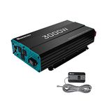 Renogy 3000W 12V Pure Sine Wave Inverter 3000 Watt Solar Power Battery Converter 12VDC to 120Vac ETL Listed