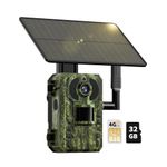 Oculview Cellular Trail Camera 3rd Gen 4G LTE - SD&SIM Card Included, 2.7k Live Feed, 14MP Photos, Night Vision, Motion Detection, 120°Wide Angle, IP66 Waterproof for Wildlife Monitoring