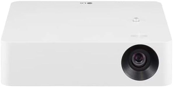 LG PF610P Full HD LED Portable Smart Home Theater CineBeam Projector (1920x1080),Screen Upto 120-inch, 1000 ANSI Lumens, 150,000:1 Contrast Ratio, 30,000 Life Hours, webOS & Wireless Connection