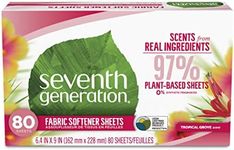 Seventh Generation Dryer Sheets, Tropical Grove, 80Count