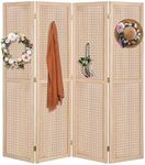 Bonnlo 4 Panel Pegboard Freestandin