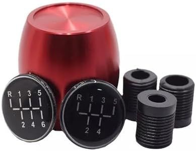 Yitoking 5 or 6 Speed Car Aluminum Manual Stick Gear Shift Knob Head Gear Lever Handball Silver