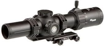 SIG SAUER Tango-MSR LPVO 1-10X28mm 34mm Tube F2/SFP MSR BDC-10 Reticle Durable Scockproof Waterproof Fogproof Hunting Rifle Scope, Alpha-MSR Mount, Lens Covers & Throw Lever Included