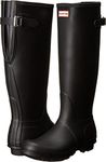 Hunter Women's Without Lining Knee-High Boots Rain, Black, 40-41