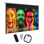 Elite Screens Spectrum Electric Motorized Projector Screen w/Multi Aspect Ratio Function Max Size 120" Diag. 4:3 to 73" Diag. 2.35:1, Home Theater 8K/4K Ultra HD Ready ProjectionELECTRIC120V