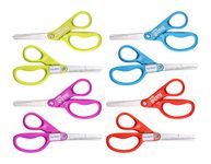 Stanley Scissors SCI5BT-8PK Stanley Guppy 5-Inch Blunt Tip Kids Scissors, 8-Pack, Assorted Colors