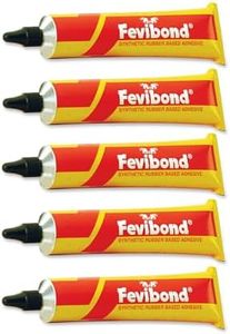 Pidilite Fevibond Tube Synthetic Rubber Based Adhesive - 50ml,Pack of 5