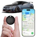 Mini GPS Tracker for Vehicles, Hidden Magnetic Car Tracker Device Works with Apple Find My, Tracker Tag for Vehicles No Subscription No Monthly Fee Car Tracker Device, Tracking for Cars Bikes Luggage