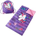 Idea Nuova Nickelodeon JoJo Siwa Sling Bag and Cozy Lightweight Sleeping Bag, 30”x54”, Ages 3+